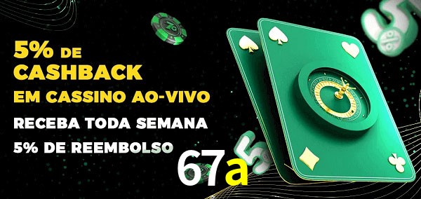 Promoções do cassino ao Vivo 67a
